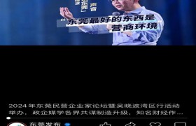 吴晓波：东莞最好的东西是营商环境！您知道村民和不法分子在国家公园乱收停车费都没人管吗